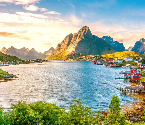 Landschaft auf den Lofoten