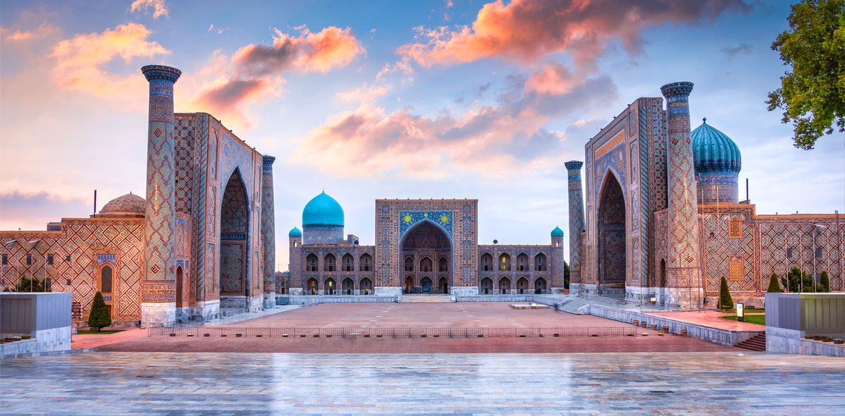 Stadt Samarqand in Usbekistan