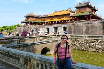 Chronistin Anita unterwegs in Vietnam