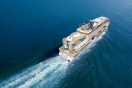 MSC Seaview auf hoher See
