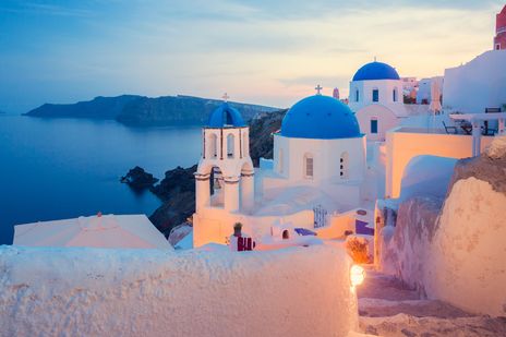 Häuser von Santorini