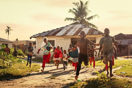 Afrikanische Kinder