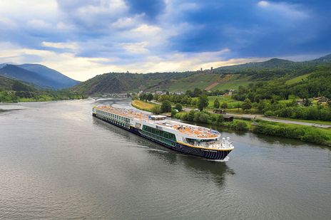 Lady Diletta unterwegs auf dem Fluss