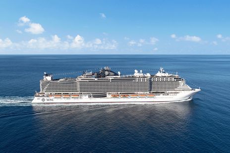 MSC Seaside auf hoher See