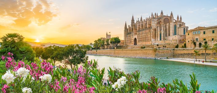 Blick auf die Kathedrale in Palma