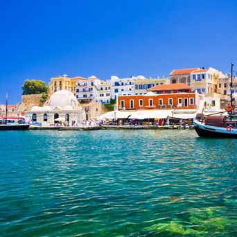 Blick auf Chania