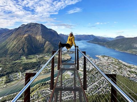 Mitarbeiterin Charline unterwegs in Norwegen