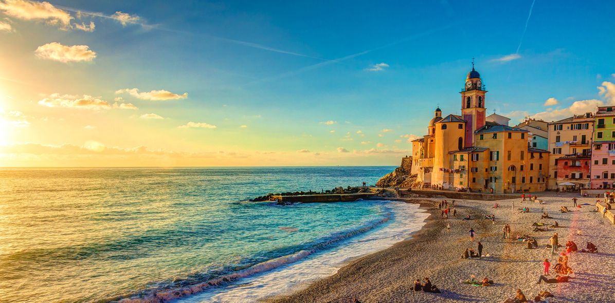 Strand in Genua