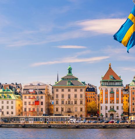 Blick auf Stockholm in Schweden