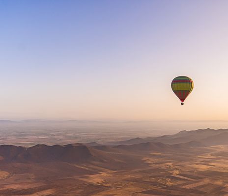 Heißluftballon in Marokko