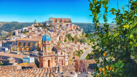Blick auf Ragusa