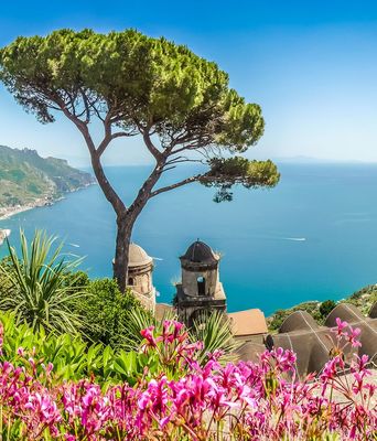 Küste von Kampanien in Italien
