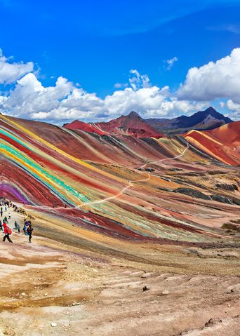 Regenbogenberg in Peru