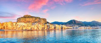 Blick auf Cefalu