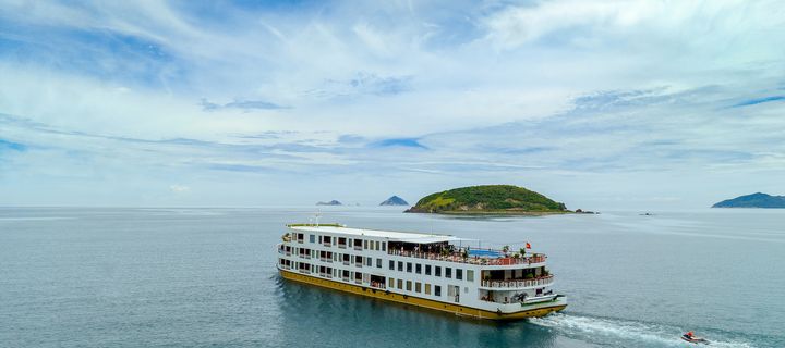 La Marguerite von Mekong Waterways unterwegs auf dem Mekong