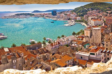 Blick auf Split in Kroatien