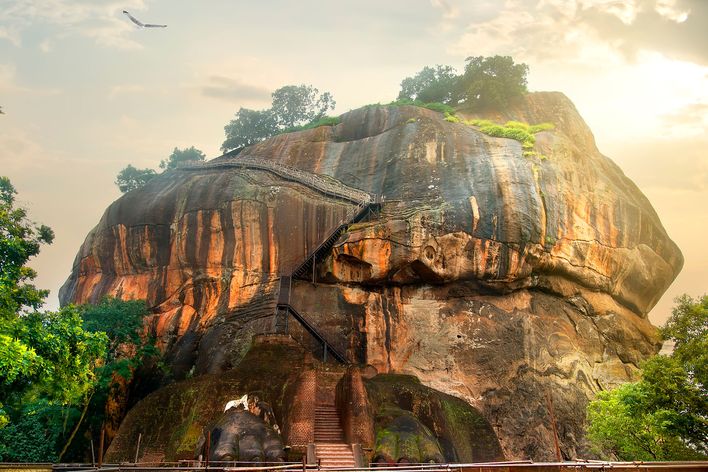Löwenfelsen Sigiriya in Sri Lanka