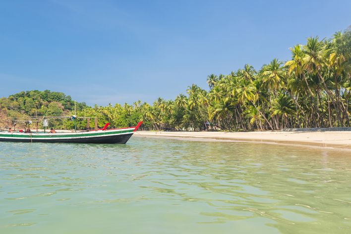 Strand in Ngapali