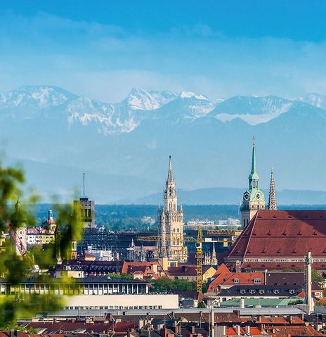 Blick auf München