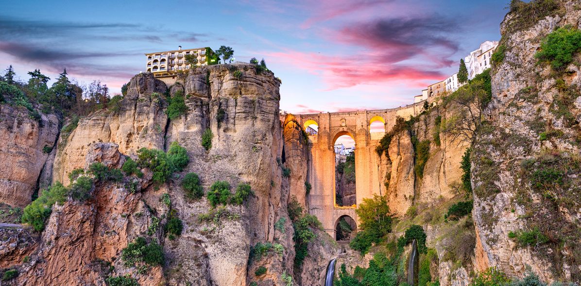 Puento Nuevo Brücke in Andalusien, Spanien