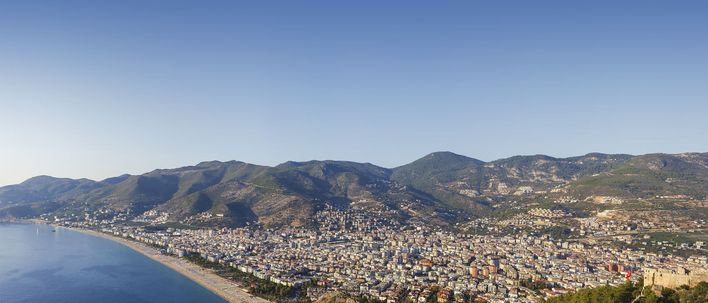 Blick auf Alanya