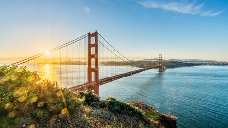 Golden Gate Bridge Sonnenuntergang