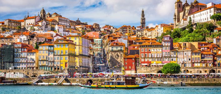 Ausblick auf Porto