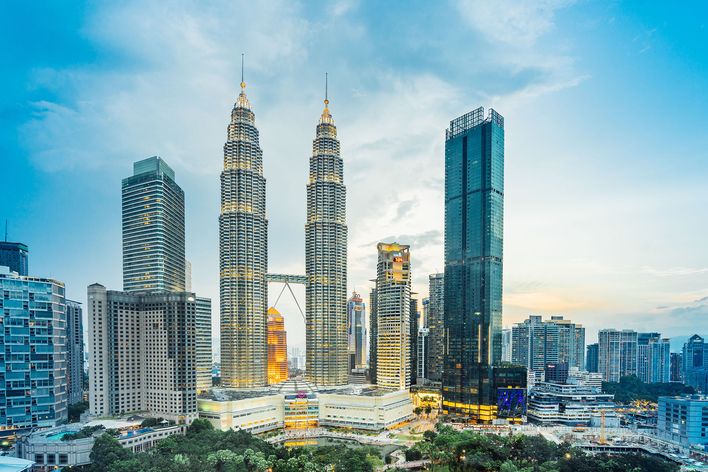 Blick auf Kuala Lumpur