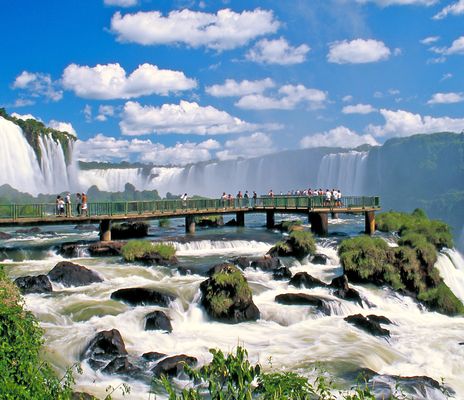 Iguazu Wasserfälle in Südamerika