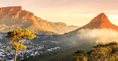 Blick auf Tafelberg und Kapstadt