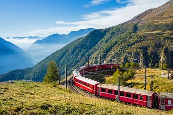 Bernina Express in der Schweiz