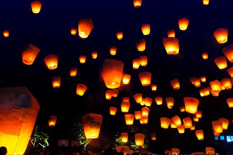 Laternenfest in Thailand