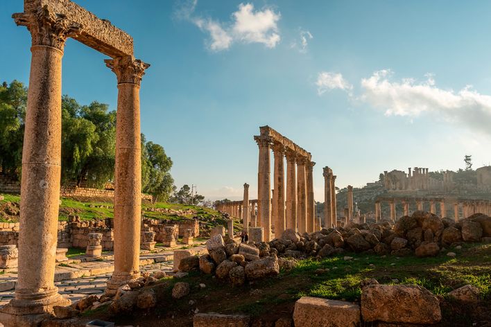 Ruinen von Jerash in Jordanien