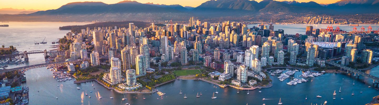Kanada Skyline von Vancouver