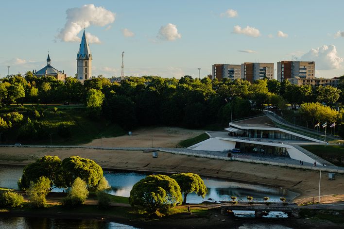 Stadt Narva in Estland