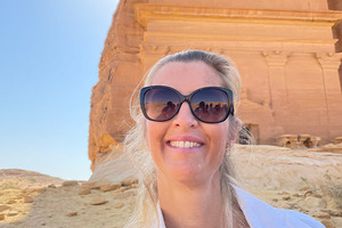 Mitarbeiterin & Chronistin Yvonne in Saudi-Arabien