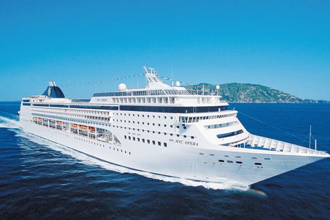 MSC Opera auf hoher See