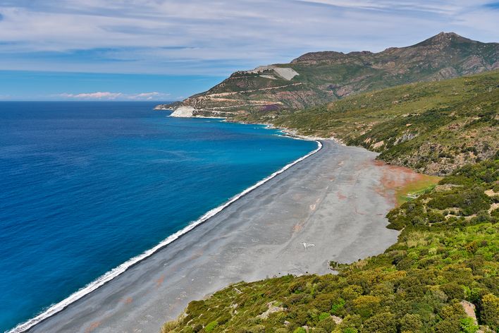 Strand von Nonza, Korsika
