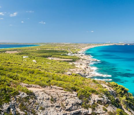 Blick auf Formentera