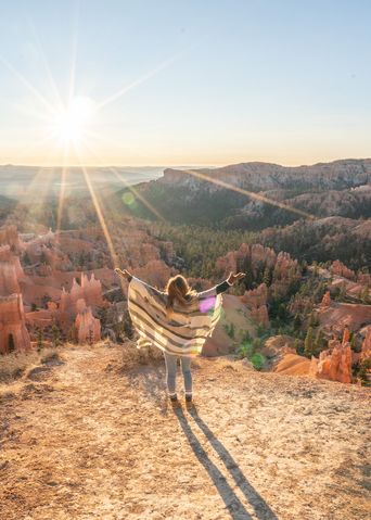 Frau im Bryce Canyon Nationalpark