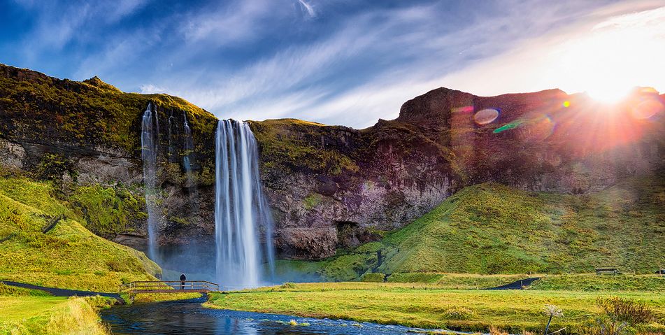 Wasserfall auf Island