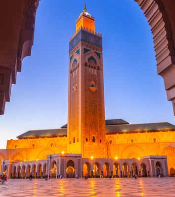 Moschee in Casablanca, Marokko