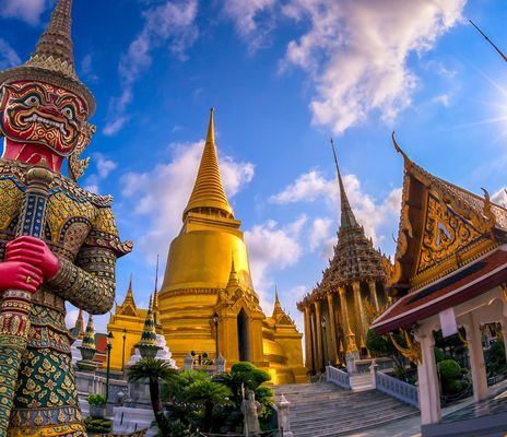 Wat Phra Kaew Tempel in Bangkok
