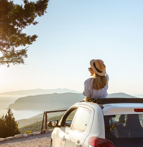 Mit dem Auto unterwegs