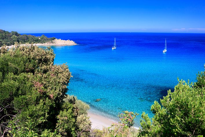 Strand von Canella, Korsika