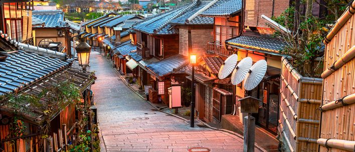 Straße in Kyoto