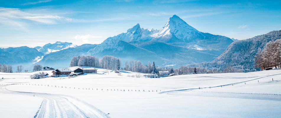 Winterlandschaft in Österreich