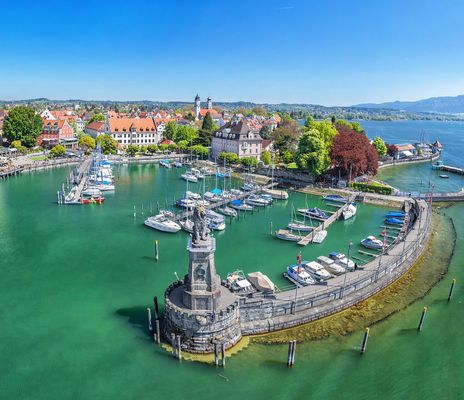 Hafen von Lindau am Bodensee