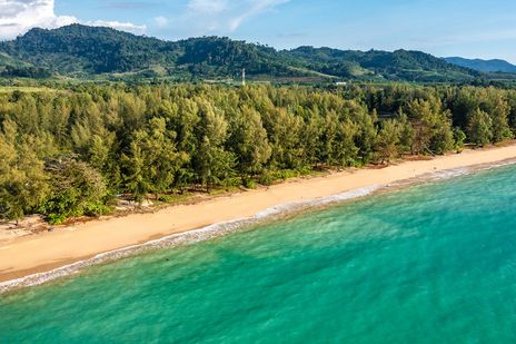 Bang Sak Beach in Khao Lak in Thailand