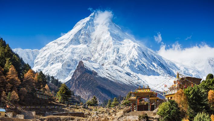 Blick auf den Mount Everest